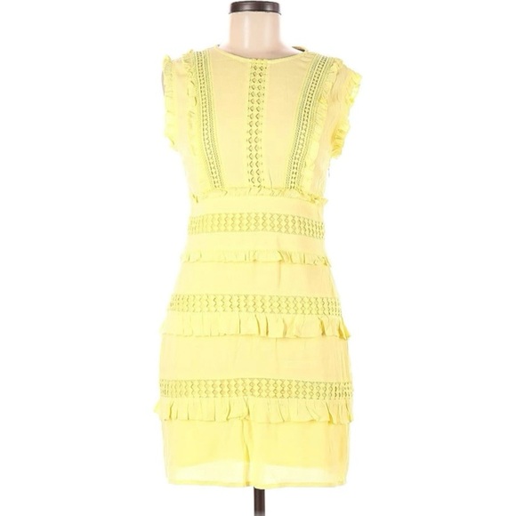 the clothing company Dresses & Skirts - The Clothing Company Silk Blend Tiered Ruffle Dress Size Medium